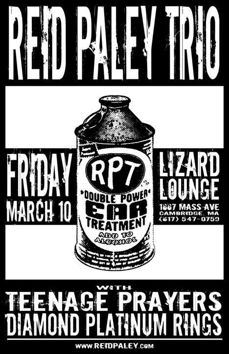 REID PALEY TRIO at Lizard Lounge Fri 3/10/06