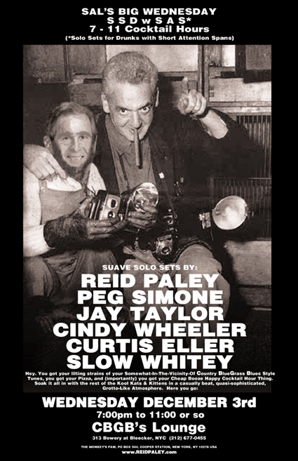 REID PALEY - CBGB Solos 2003